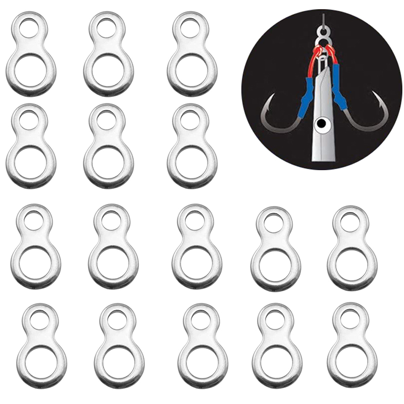 Fishing Equipment And Tools - 10-50pcs baja tahan karat memancing cincin