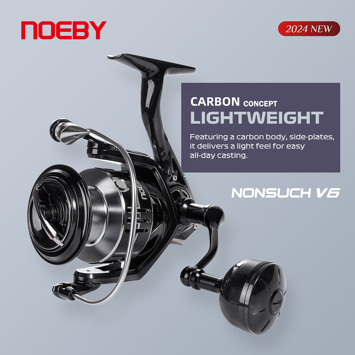 Fishing Equipment Brands - Noeby penggulung senar pancing karbon, pemutar