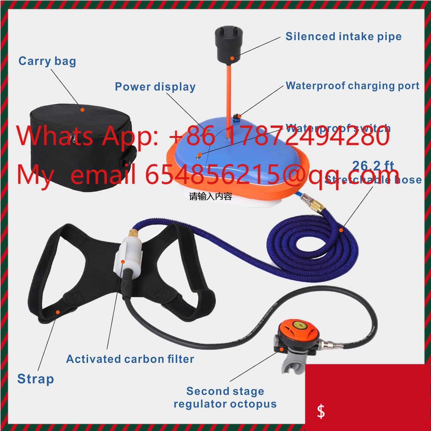 Fishing Equipment For Sale - Peralatan Ventilator Selam Snorkeling Scuba Memancing