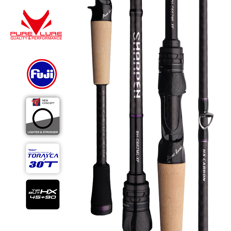 Fishing Equipment Brands - PURELURE joran aksi XF/MF, joran pancing