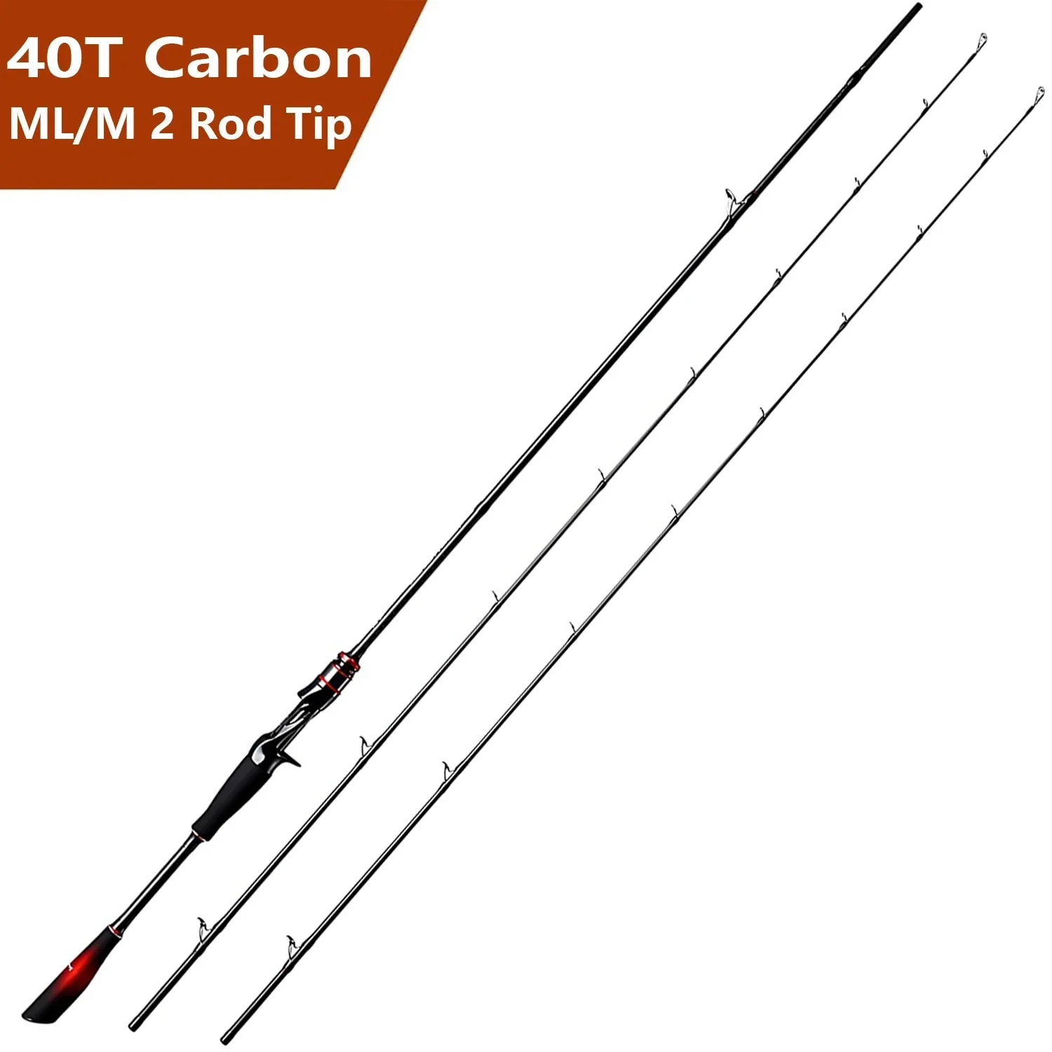 Fishing Equipment Brands - Tongkat pancing serat karbon 40T, joran
