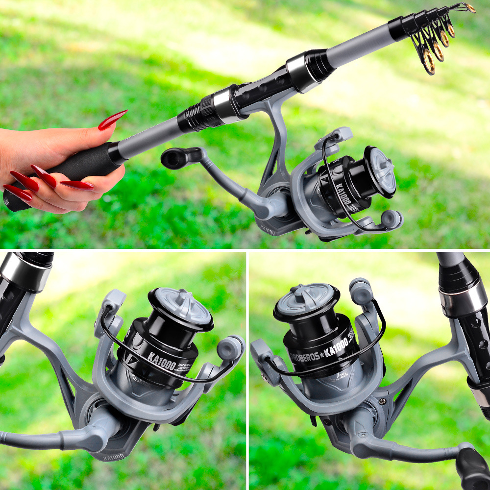 Set Peralatan Pancing Teleskop - Saltwater Fishing Hook ulasan dan harga