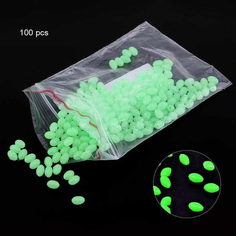 100pcs/lot Manik-manik Pancing - Fishing Equipment And Tools ulasan dan harga