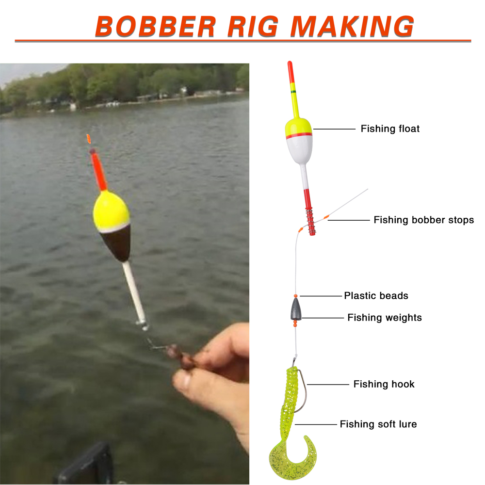 100 Buah Bobber Memancing Meng - Fishing Bobber Float ulasan dan harga