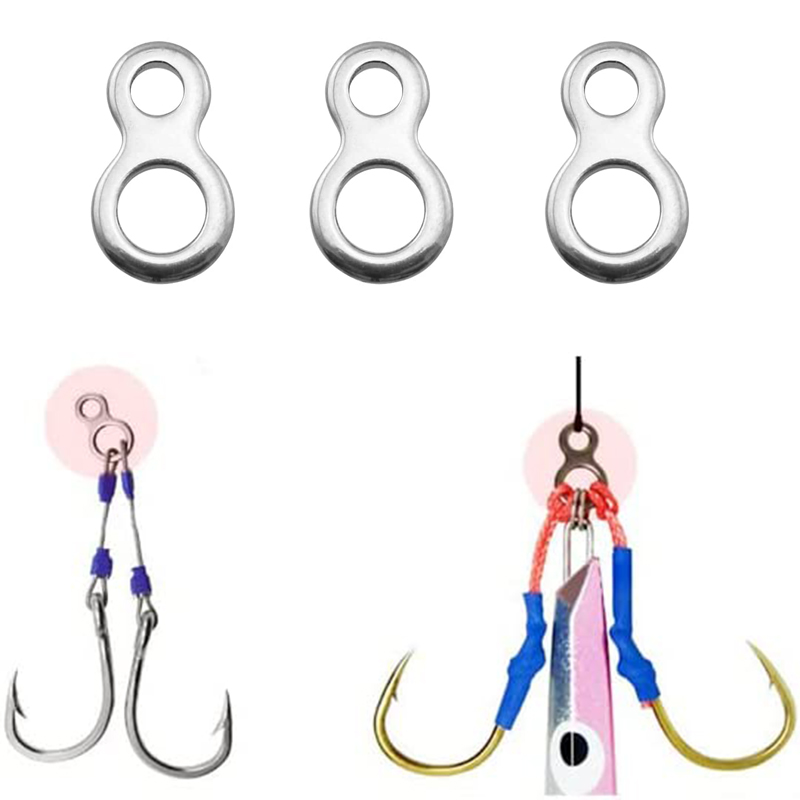 10-50pcs baja tahan karat mema - Fishing Equipment And Tools ulasan dan harga
