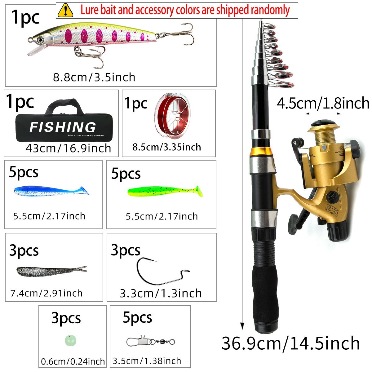 Joran Pancing Teleskopik Porta - Saltwater Fishing Hook ulasan dan harga