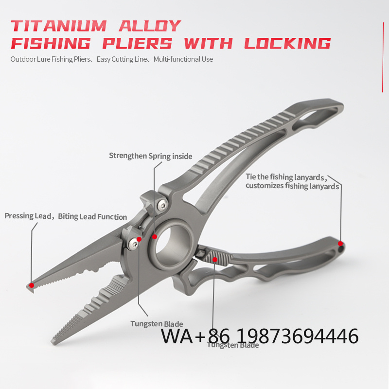 Tang pemancing titanium berkua - Fishing Equipment Logos ulasan dan harga