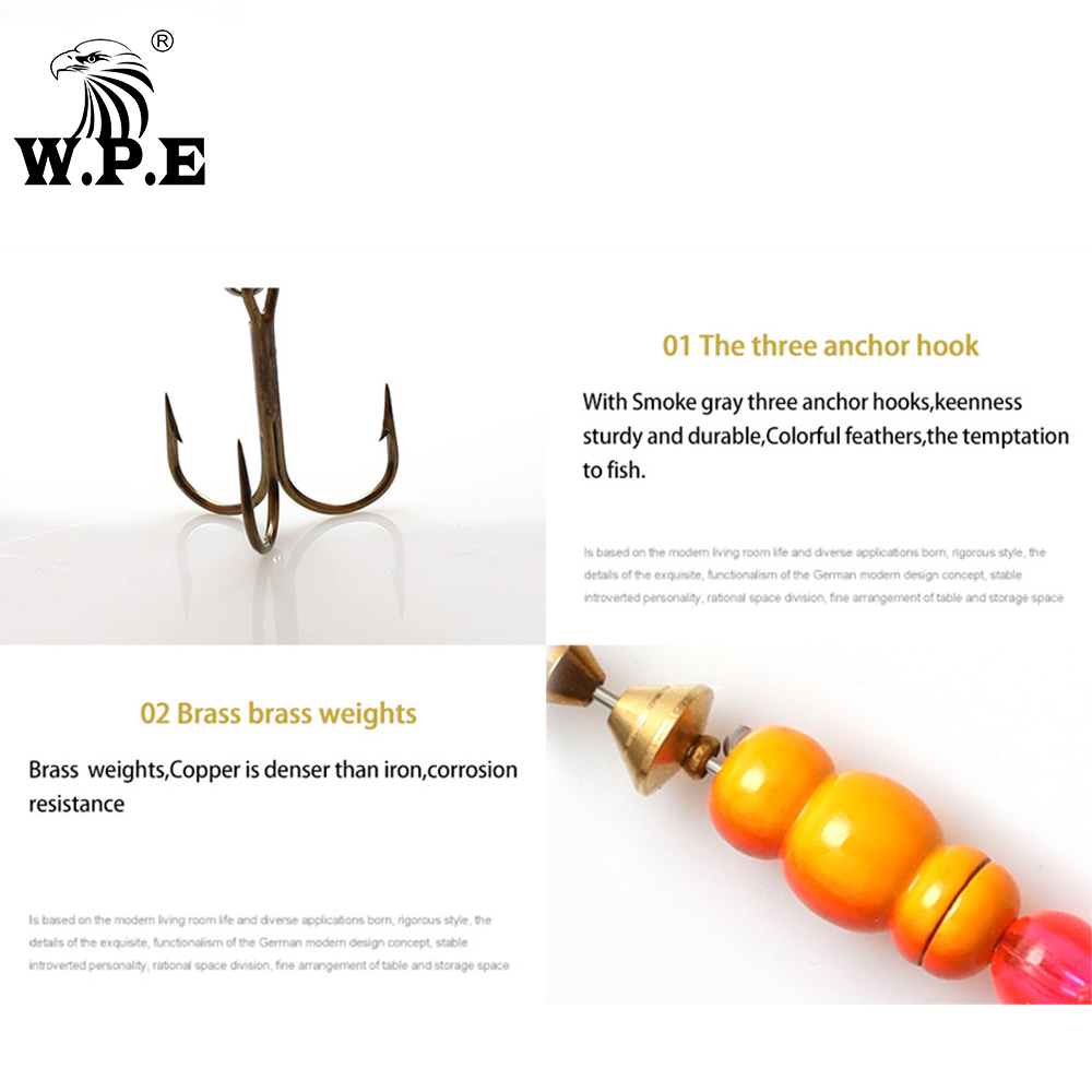 W.p.e Baru Spinner Umpan 1 Pcs - Fishing Equipment Brands ulasan dan harga