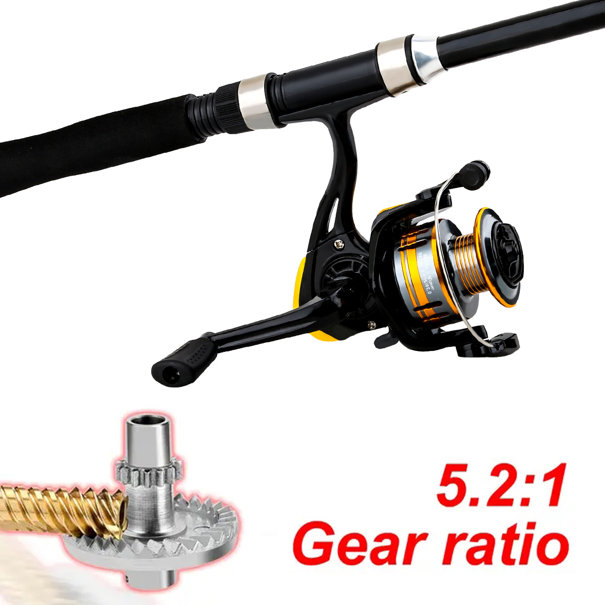Set Kombinasi Joran dan Reel P - Saltwater Fishing Hook ulasan dan harga