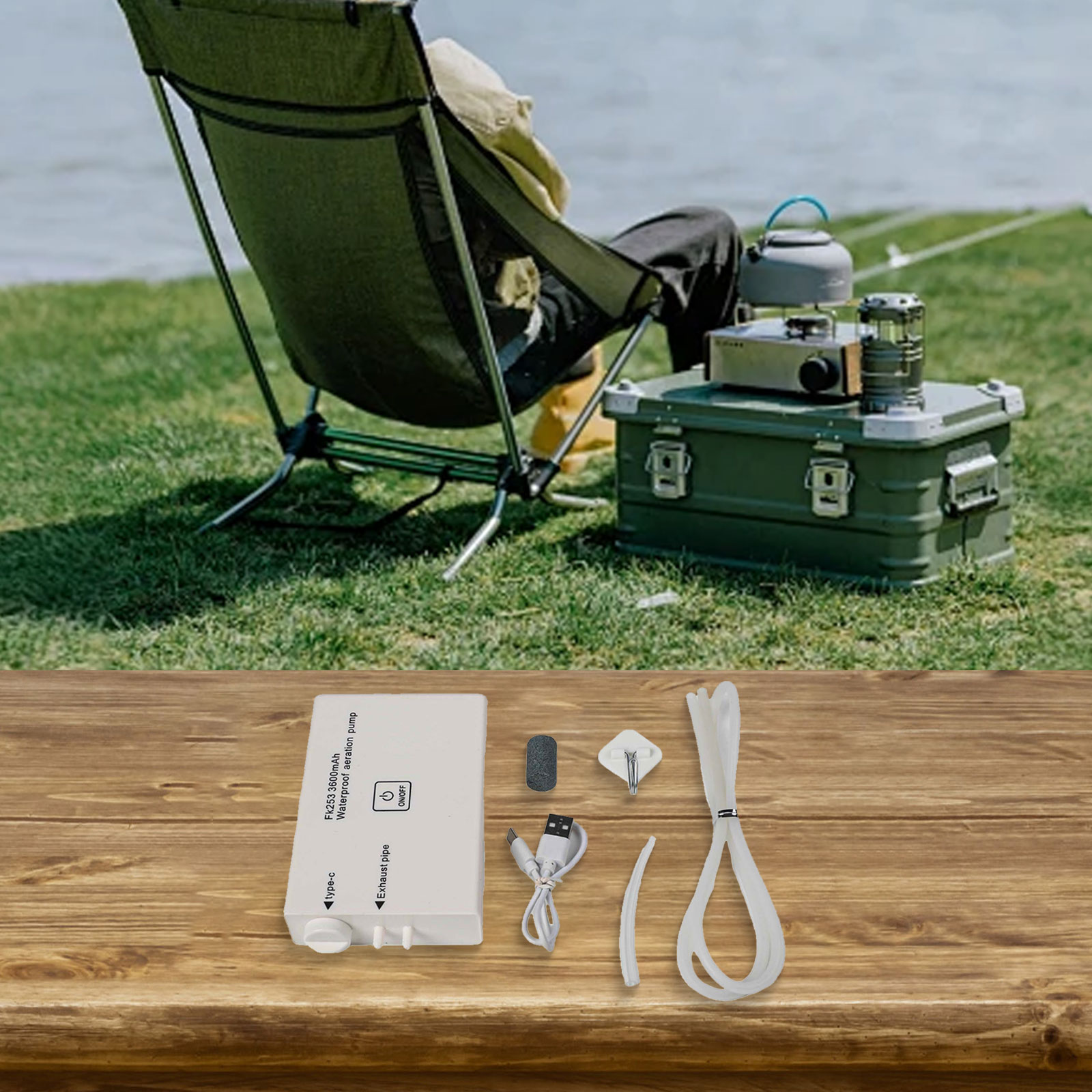 Pompa Oksigen 14*6*2.2Cm Pompa - Fishing Equipment Brands ulasan dan harga
