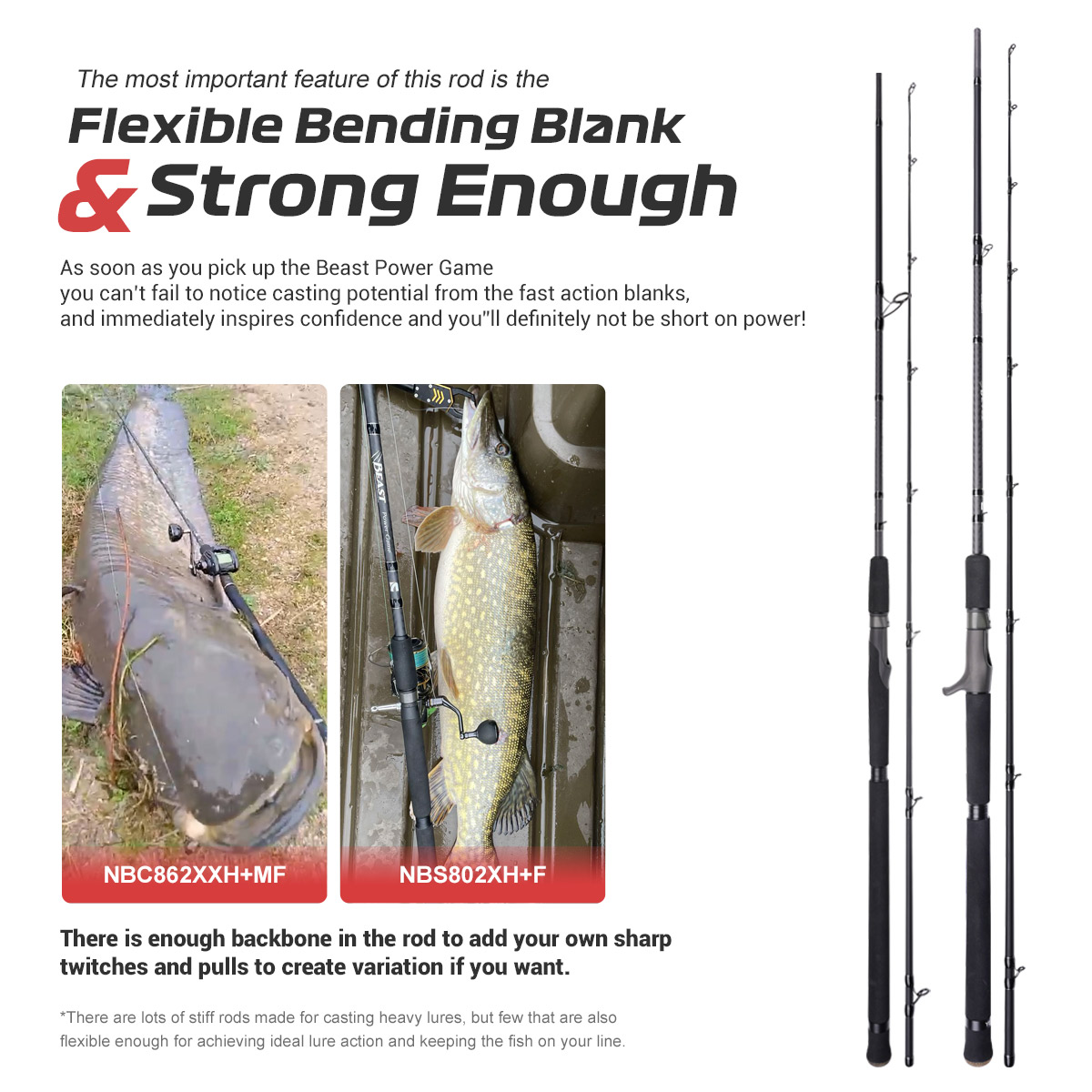NOEBY Beast Power Game Big Bai - Fishing Equipment Brands ulasan dan harga