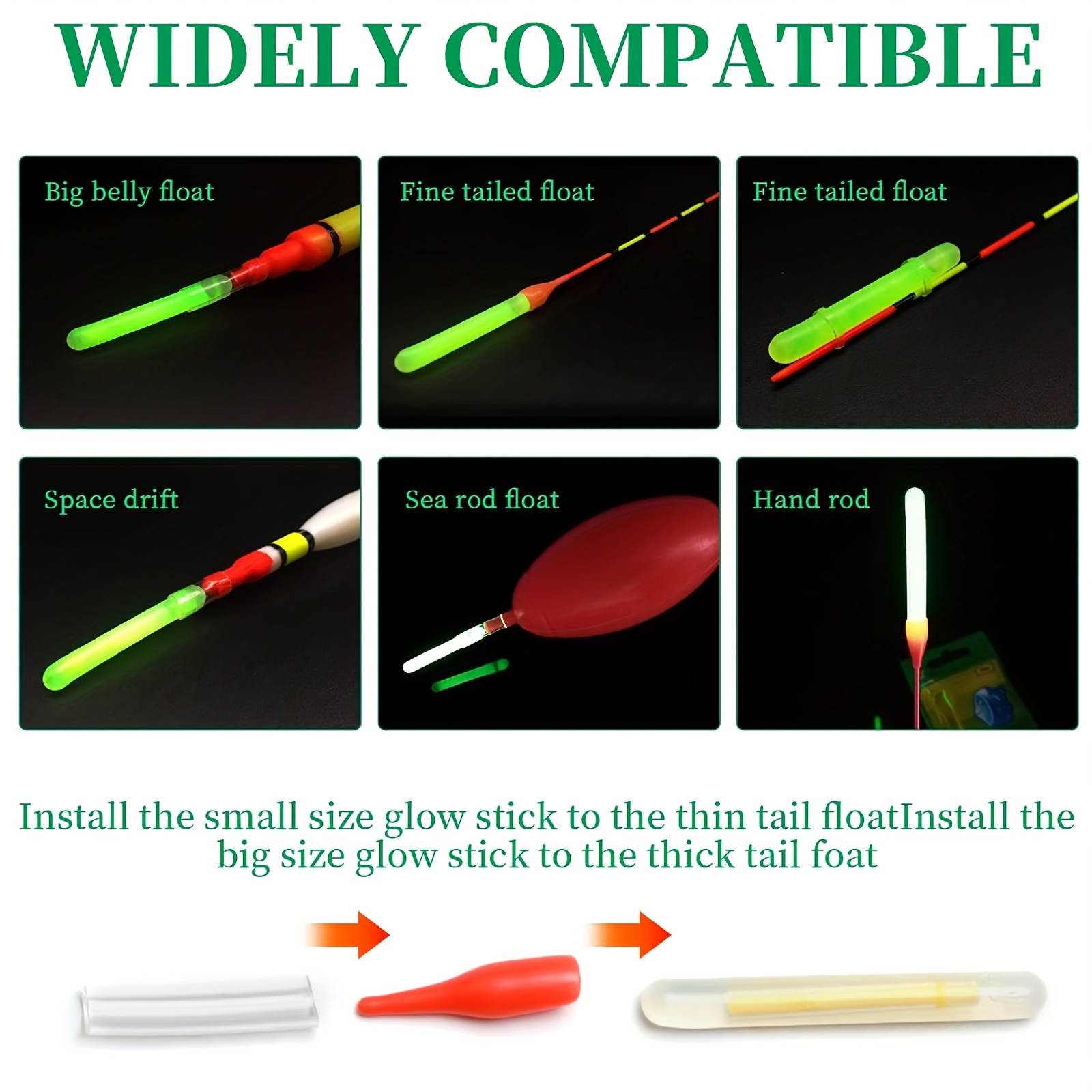 100 Buah Set Tongkat Cahaya Pa - Fishing Bobber Float ulasan dan harga